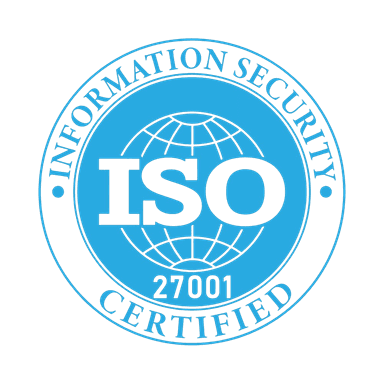 ISO/IEC 27001:2022 Certified Information Security badge