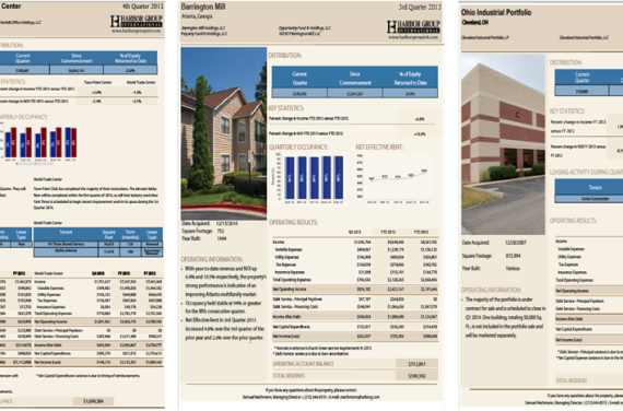 Harbor – Asset/Property Reporting Engine