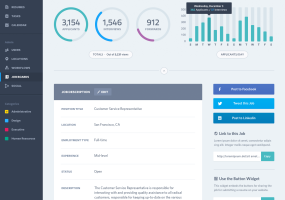 Interactive Dashboard for Job Board